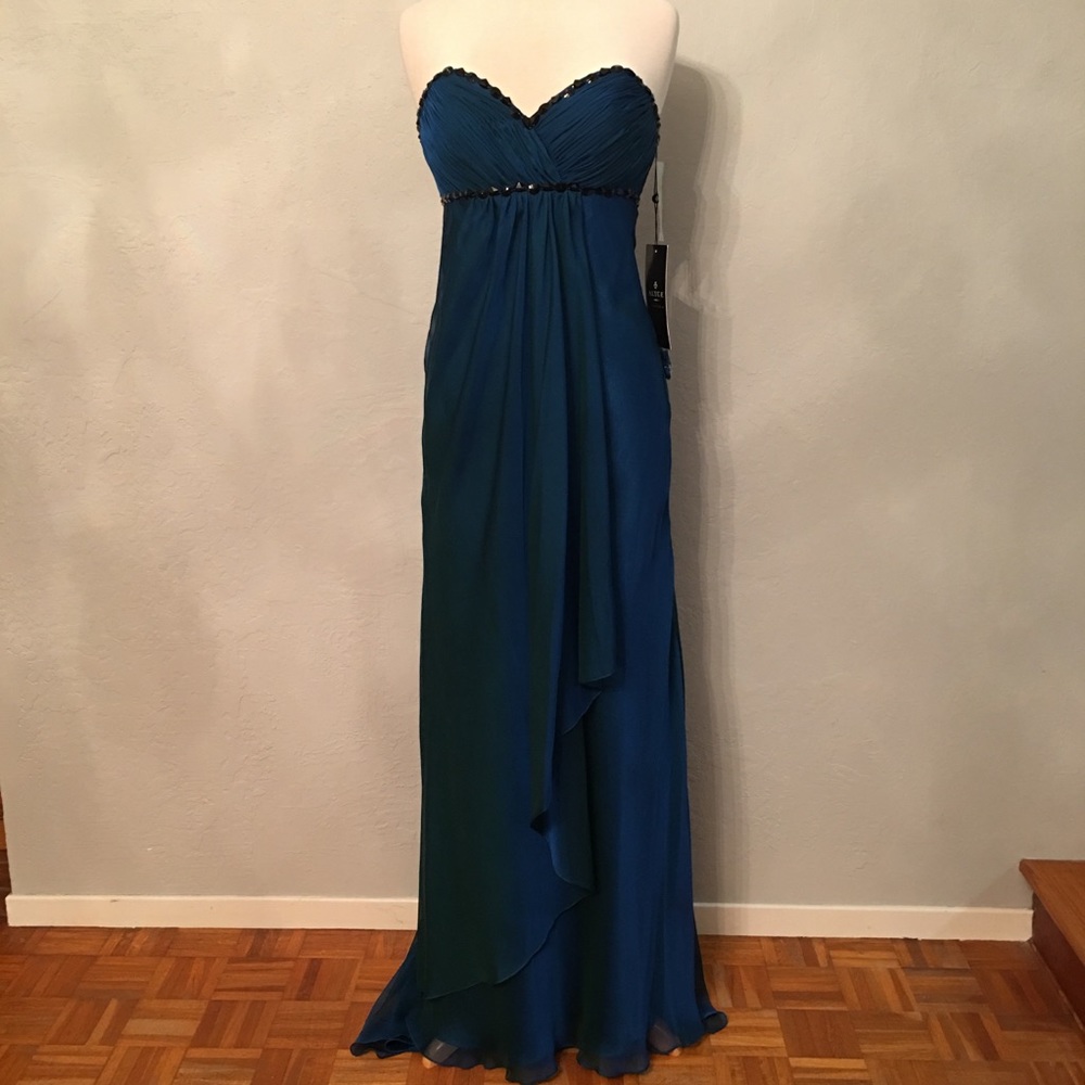 Alyce Paris, elegant formal gown, Blue, size 8